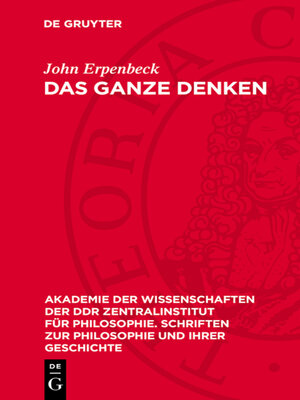 cover image of Das Ganze denken